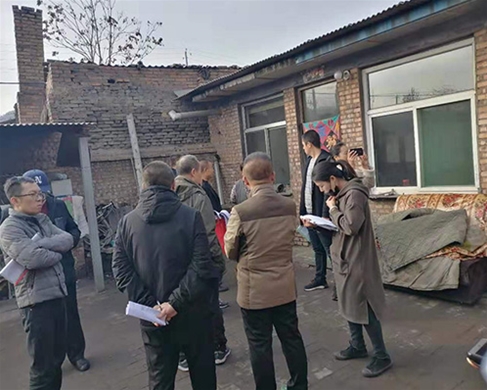 縣委、鎮(zhèn)府領導煤改電驗收工程